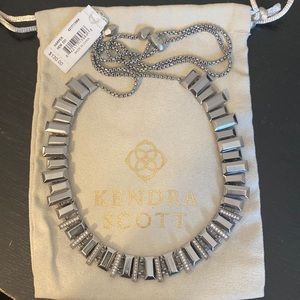 NWT Kendra Scott Harper choker necklace in Hematite